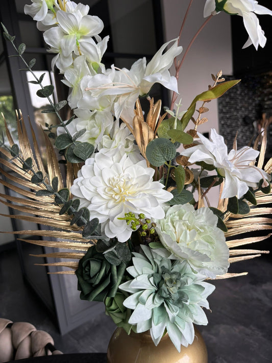 Bloemstuk Groen Goldy XXL