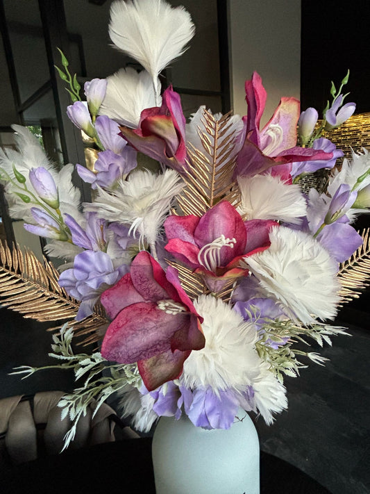 Bloemstuk Lady in Purlpe