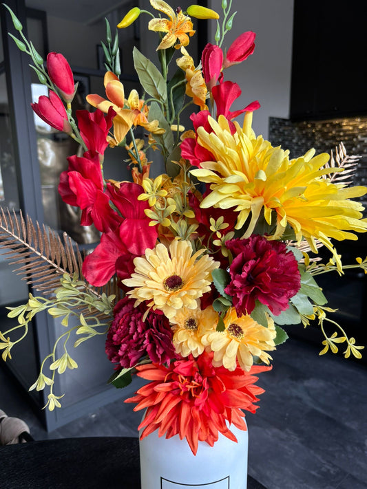 Bloemstuk Lady in Yellow XXL