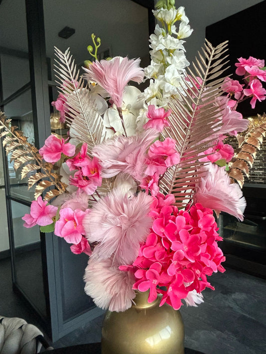 Bloemstuk Pink Party