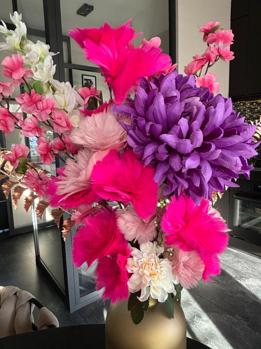 Bloemstuk Pink Purple mix