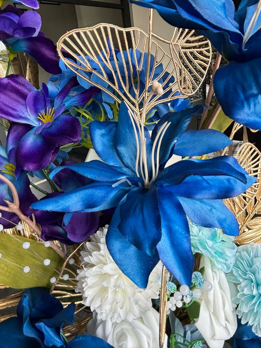 Bloemstuk Real Blue XXL