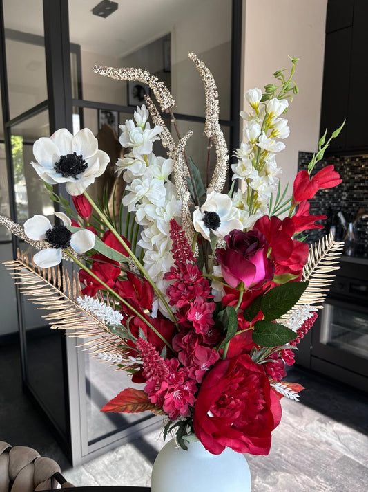 Bloemstuk Red Wine XL