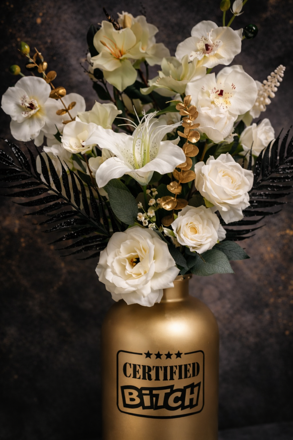 Luxury Bloemstuk B*tch 70cm