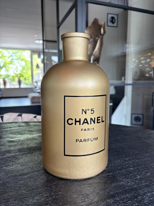 Luxury vaas goud zwart (LOS)