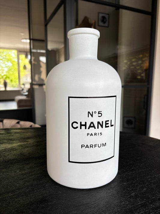 Luxury vaas wit zwart (LOS)