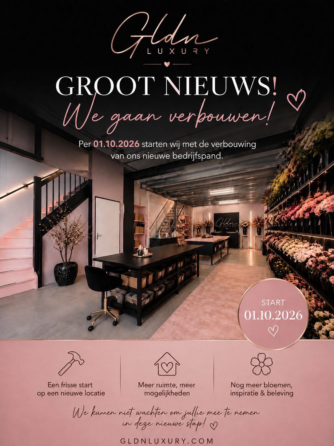 GLDN Luxury groeit: nieuw bedrijfspand in Berkel en Rodenrijs