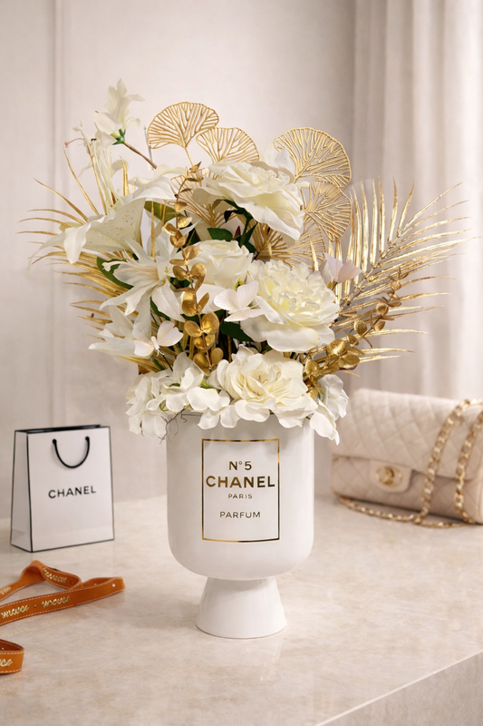 Bloemstuk Golden Luxury CHNL