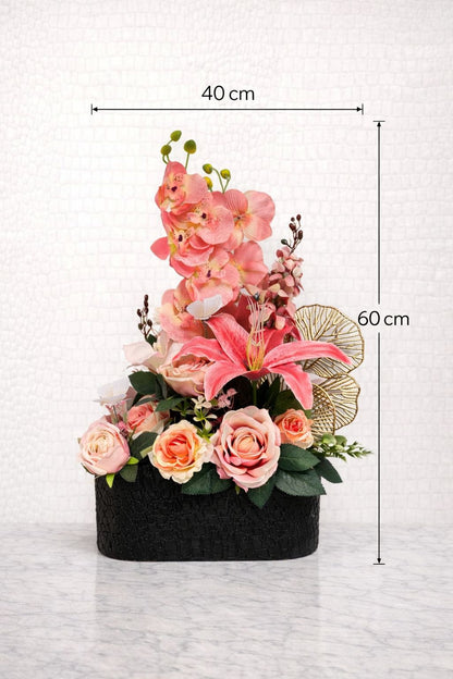 Bloemstuk Croco Pink