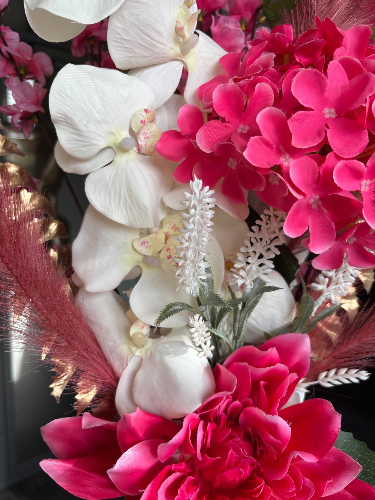 Bloemstuk Lets go pink XXXL