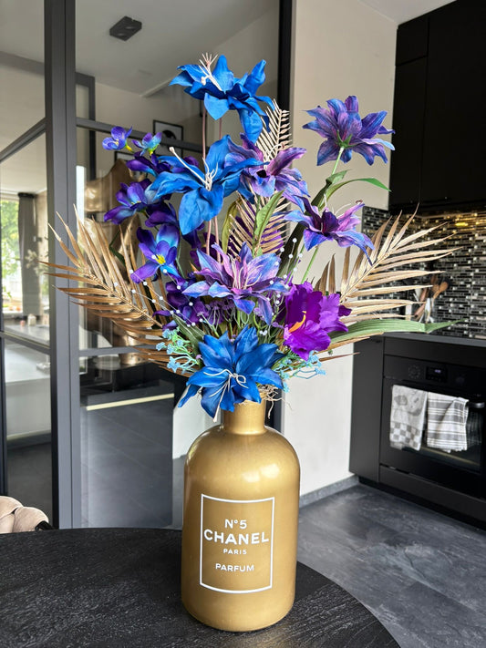 Bloemstuk Luxury Blue and Purple XXL