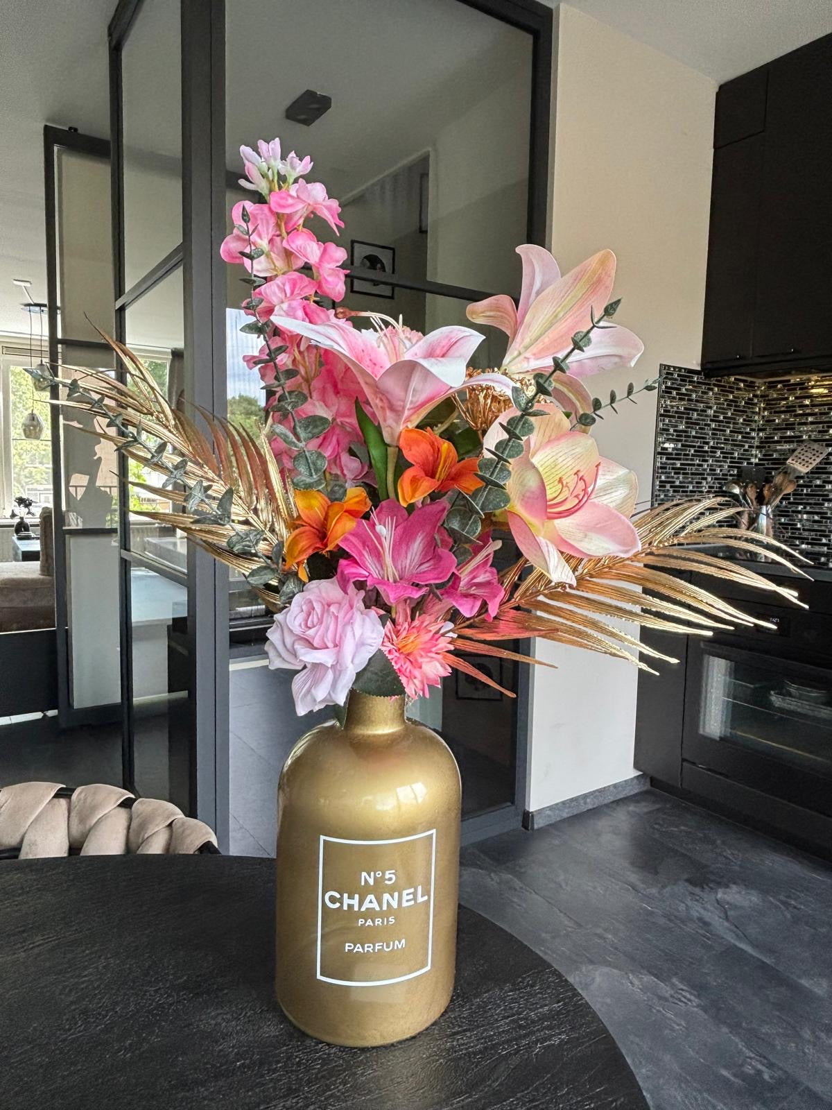 Bloemstuk Pink Goldy XXL