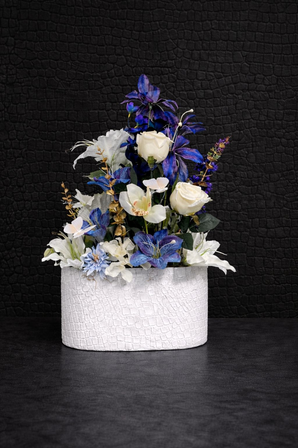 Luxury Bloemstuk White Croco