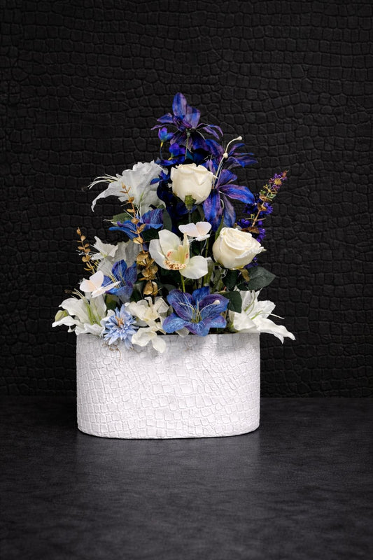 Luxury Bloemstuk White Croco