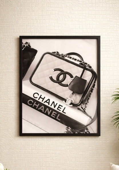 Luxe wanddecoratie Chanel 40x30cm