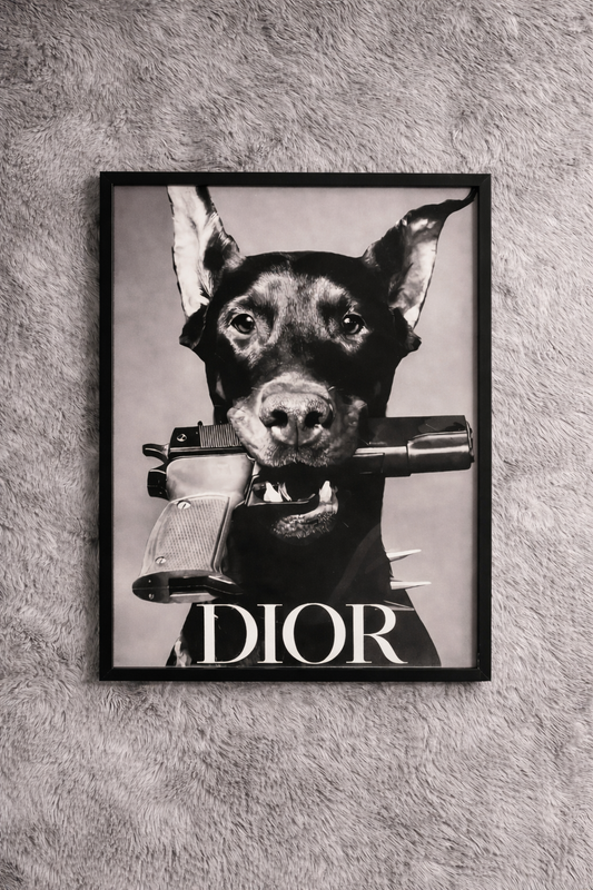 Wand deco Dior 30x40cm