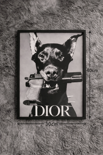 Wand deco Dior 30x40cm