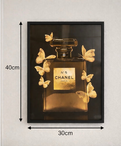 Chanel Parfum Bottle lijst 40x30cm
