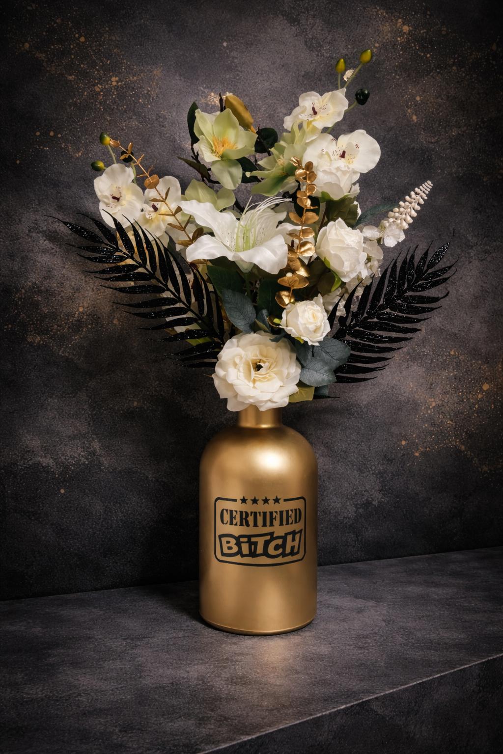 Luxury Bloemstuk B*tch 70cm
