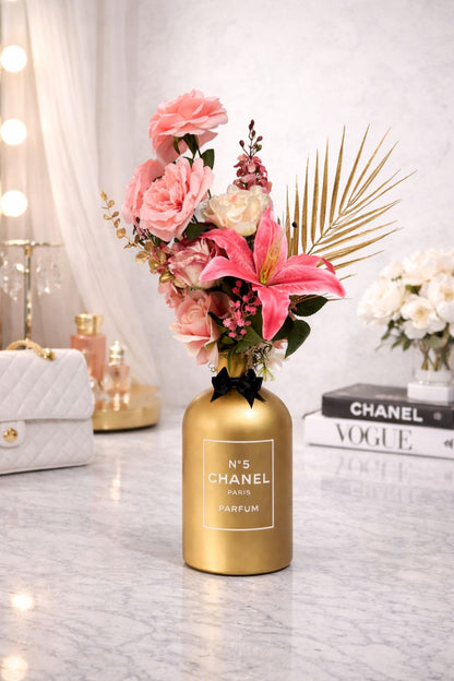 Luxury Bloemstuk Golden Pinky