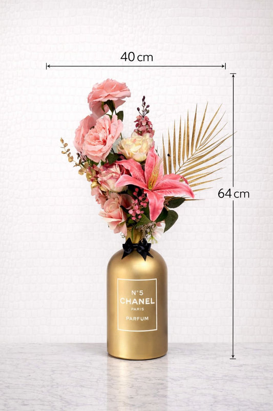 Luxury Bloemstuk Golden Pinky