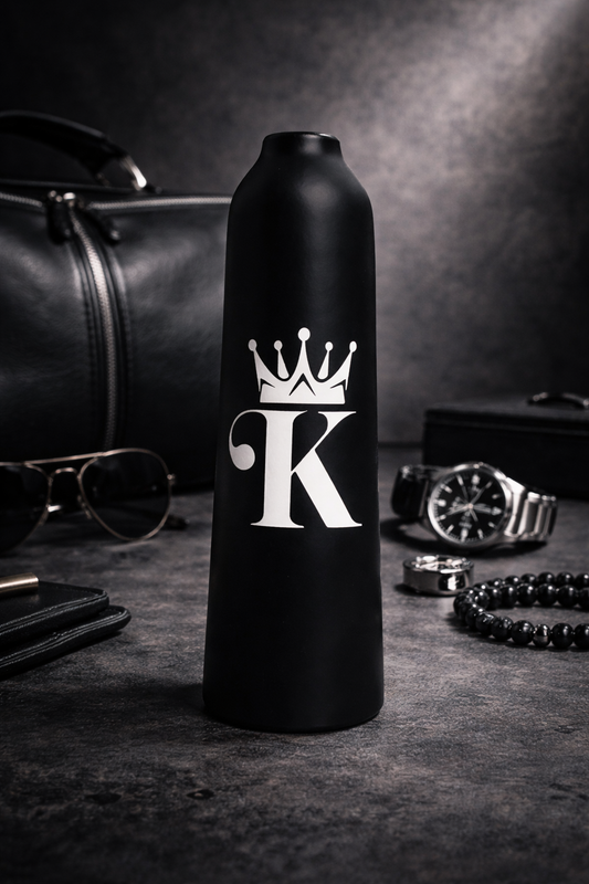 Vase King Black (32cm)