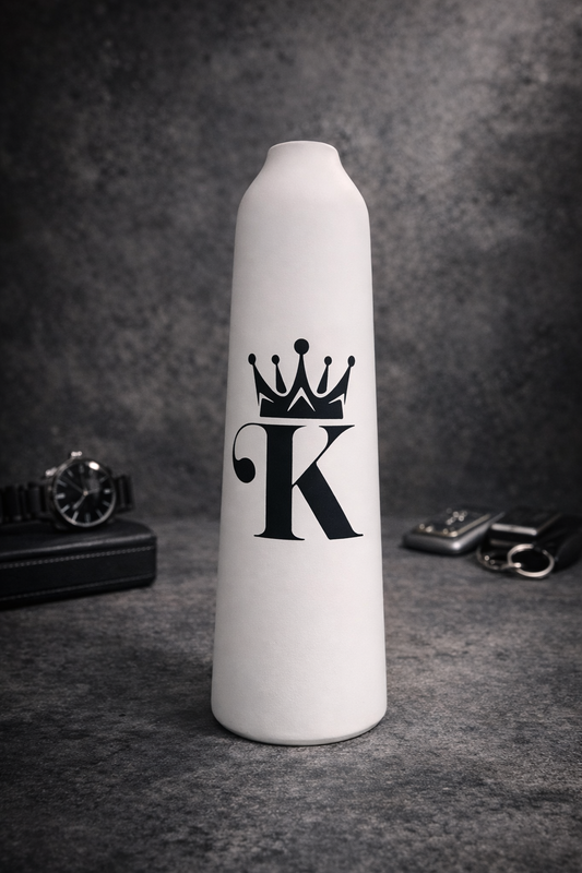 Vase King White (32cm)